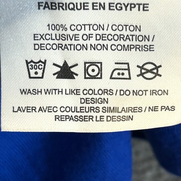 Nike Have A Nike Daze T Shirt Men's M TALL Long Sleeve Psychedelic Royal Blue - Picture 9 of 12